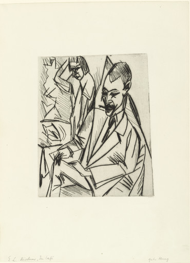 Ernst Ludwig Kirchner, Berlin. Gewecke and Erna (Gewecke und Erna). 1913