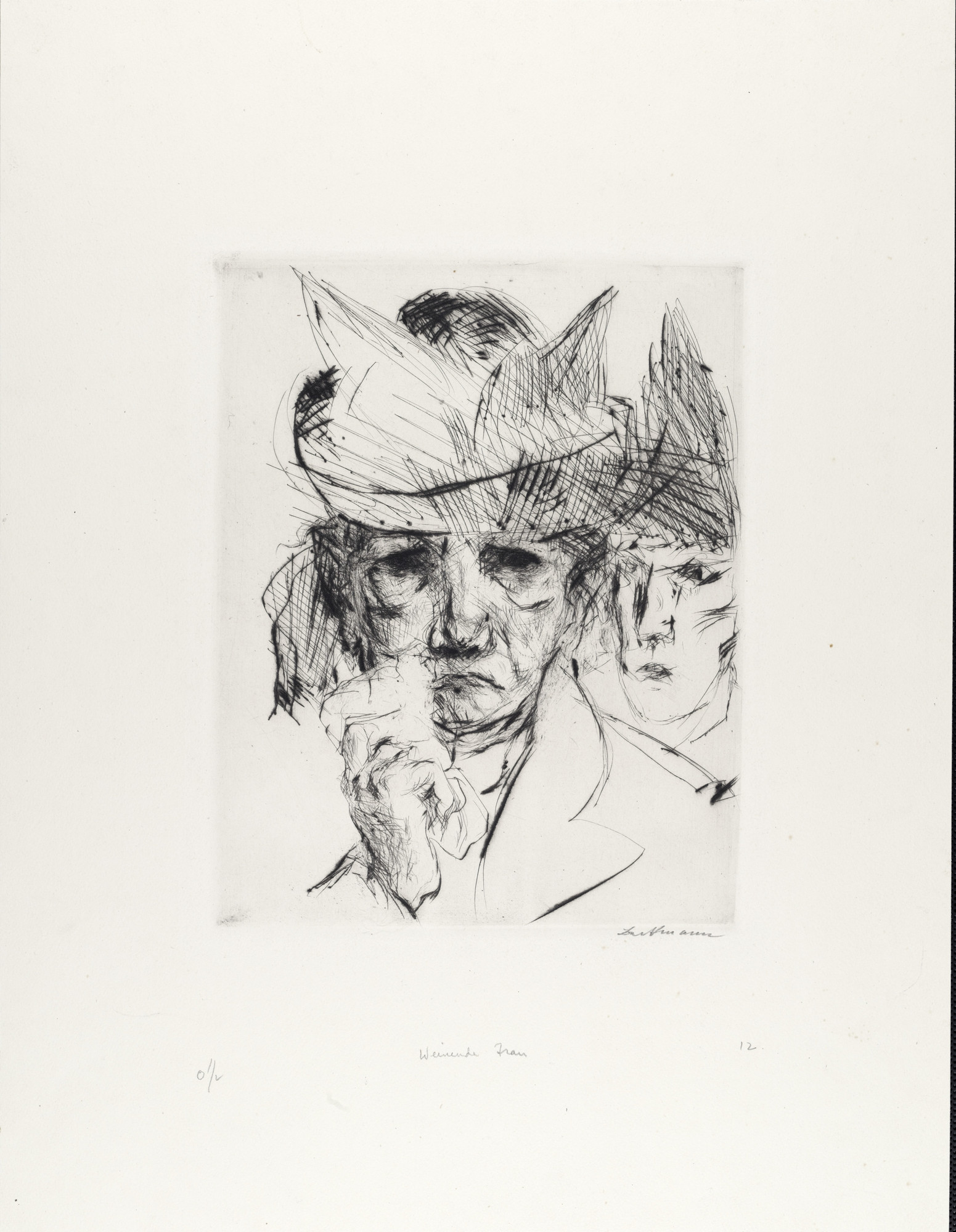Max Beckmann. Weeping Woman
