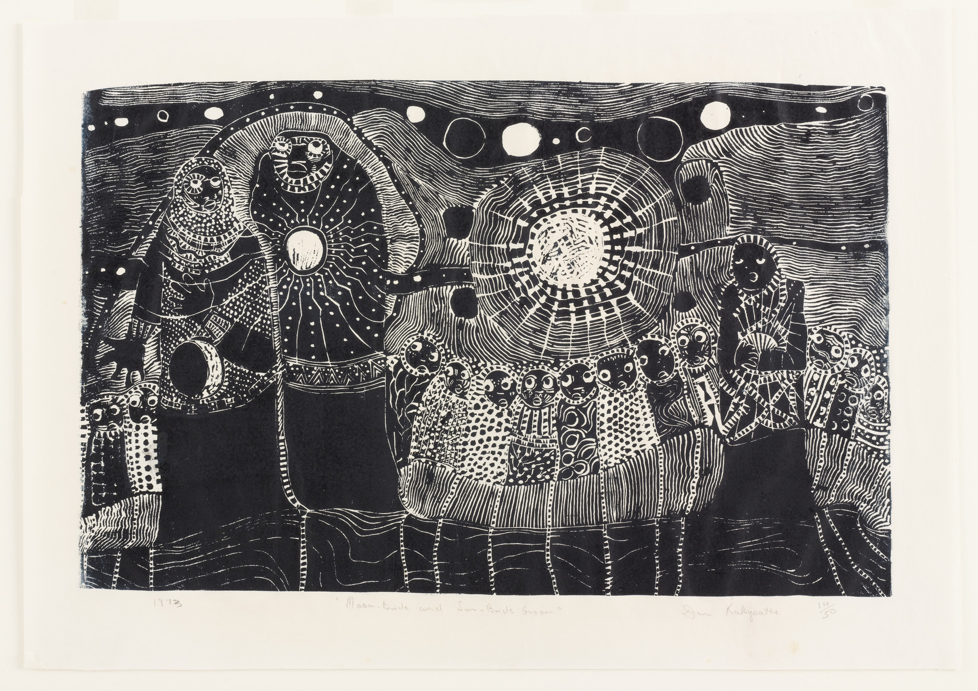 Dan Rakgoathe. Moon Bride and Sun Bridegroom. 1973