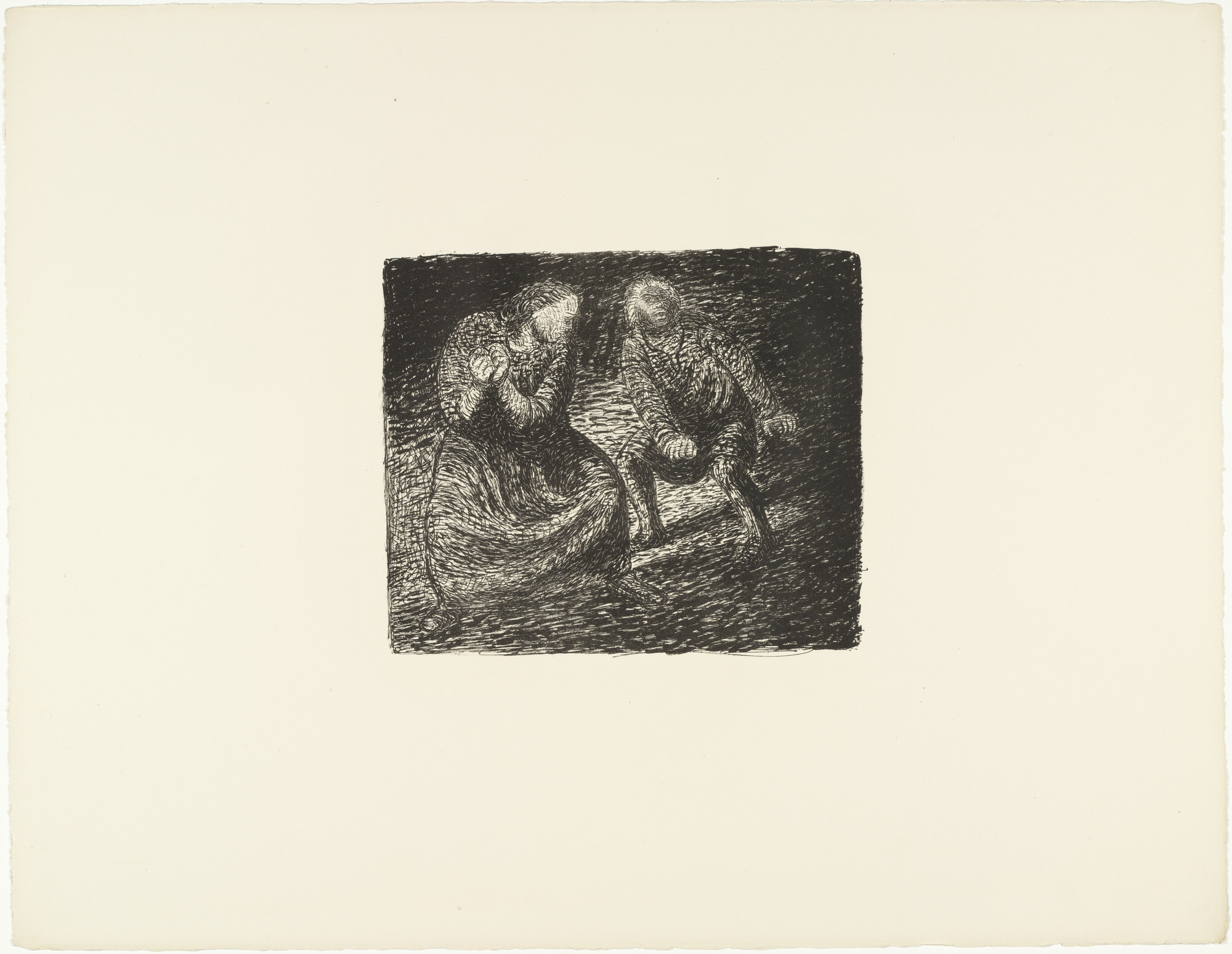Ernst Barlach. The Crier (Der Rufende) from The Dead Day (Der tote Tag)
