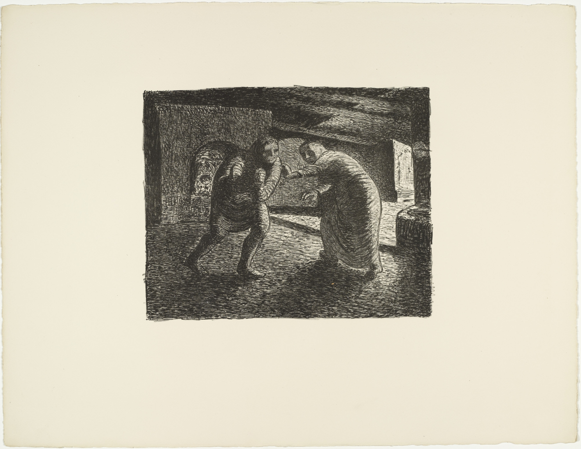 Ernst Barlach. Departure and Defense (Aufbruch und Abwehr) from The Dead Day (Der tote Tag)