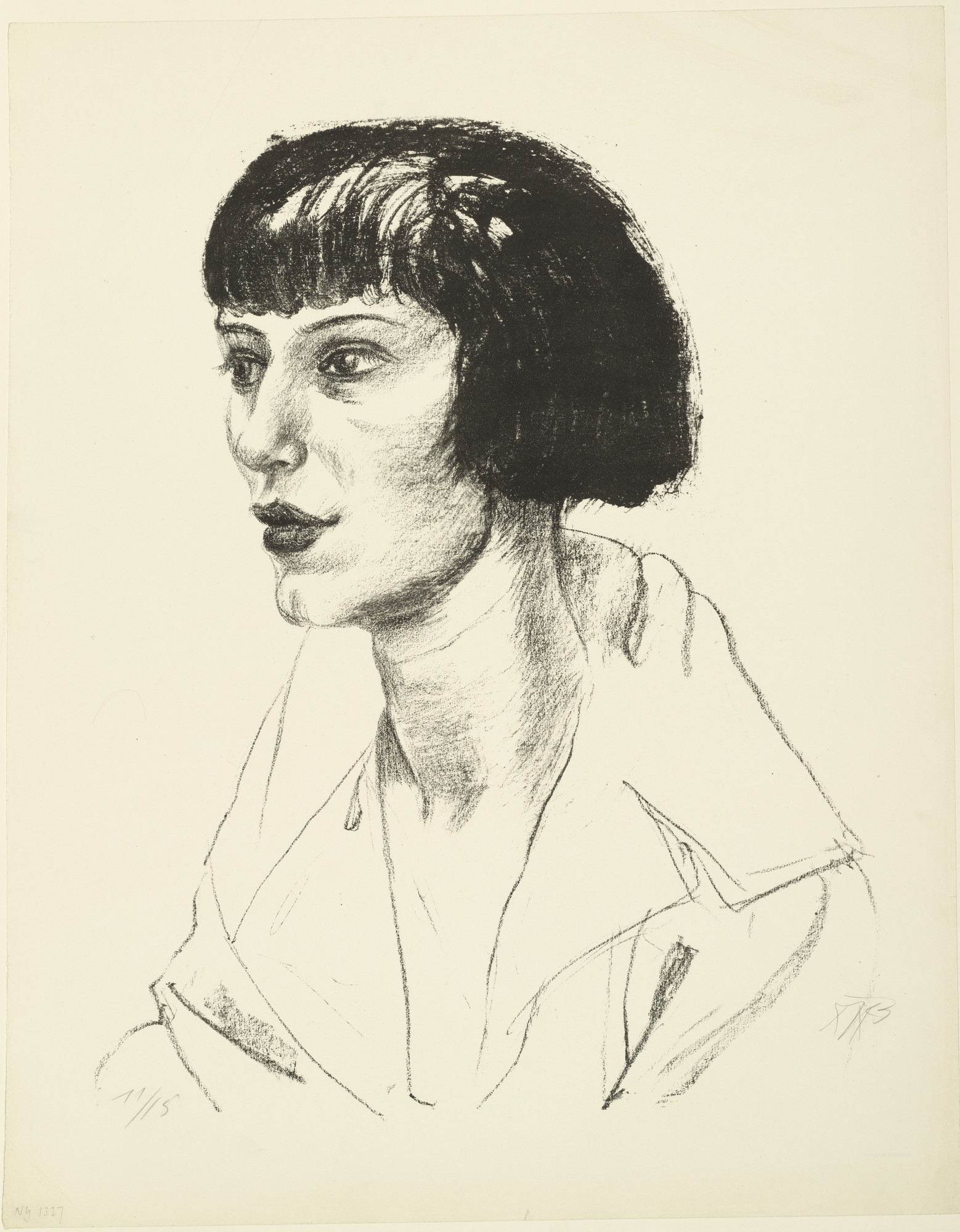 Otto Dix. Mrs. Otto Mueller (Frau Otto Mueller)