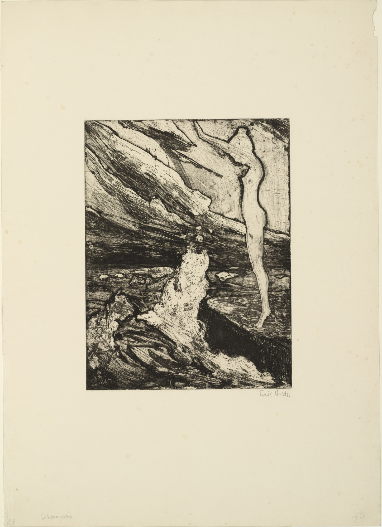 Emil Nolde. Surf (Brandung)