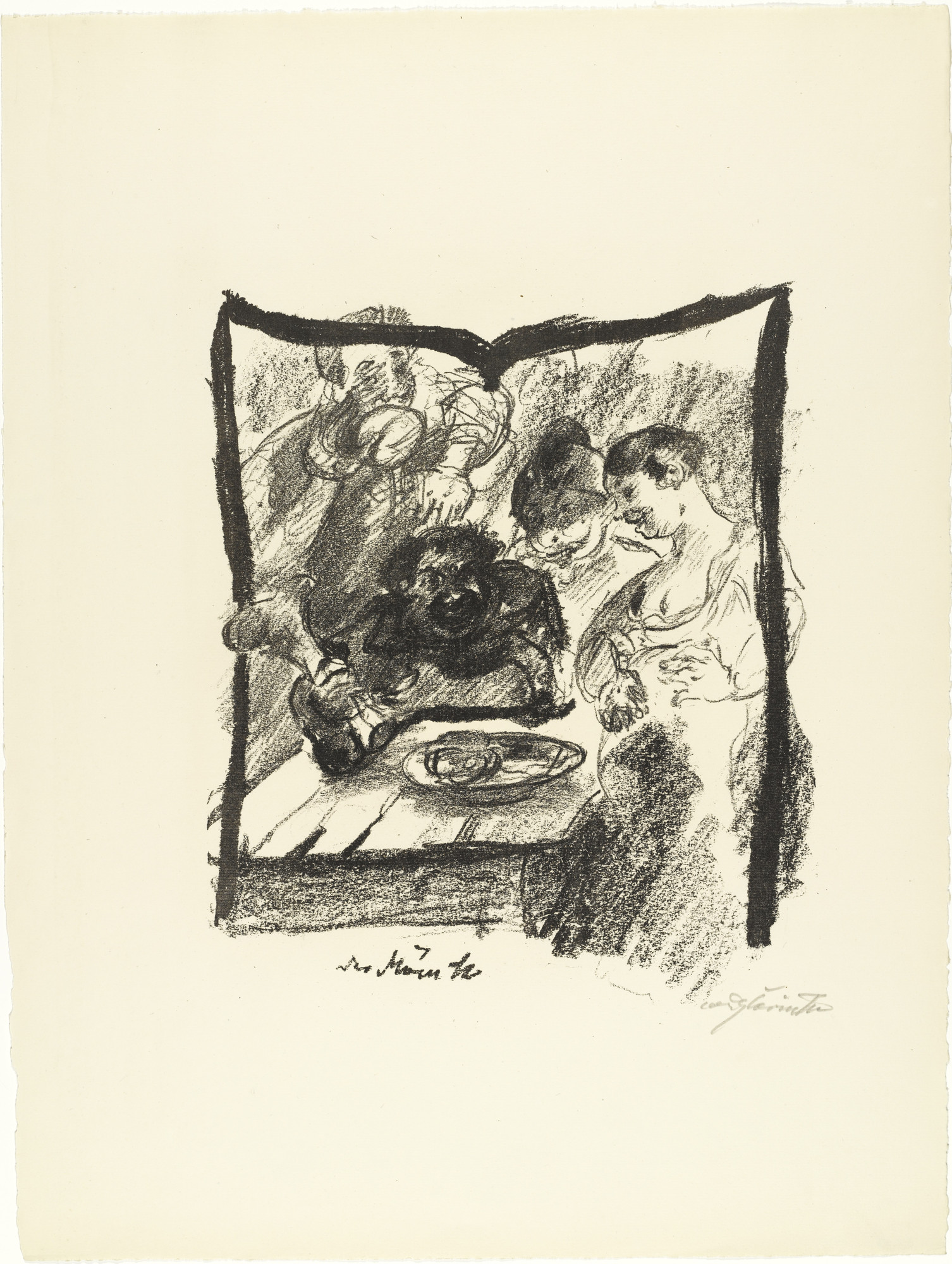 Lovis Corinth. Letter M