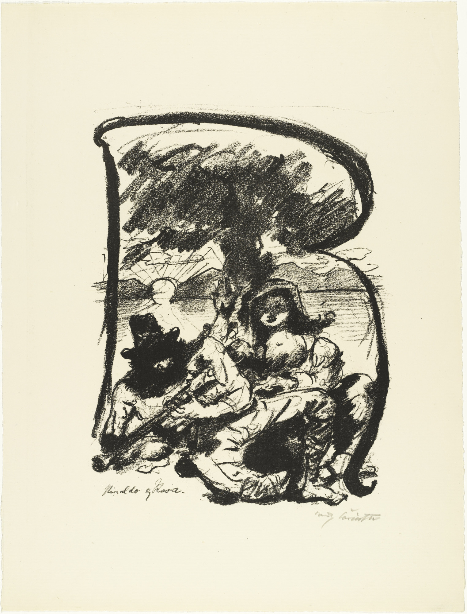 Lovis Corinth. Letter R