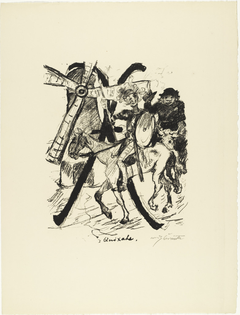 Letter X (Buchstabe X) from the illustrated book in portfolio form The ABCs (Das ABC)