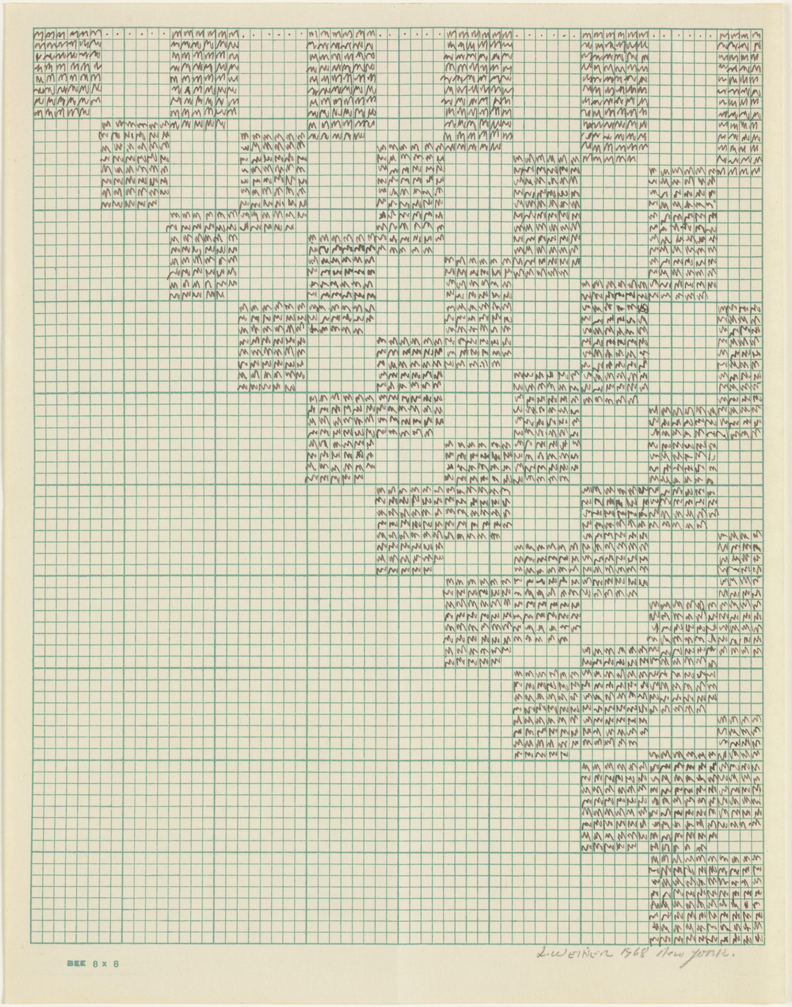 Lawrence Weiner. Untitled. 1968