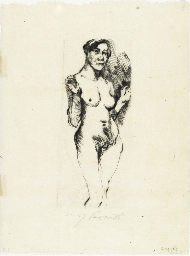 Standing Female Nude (Stehender weiblicher Akt)