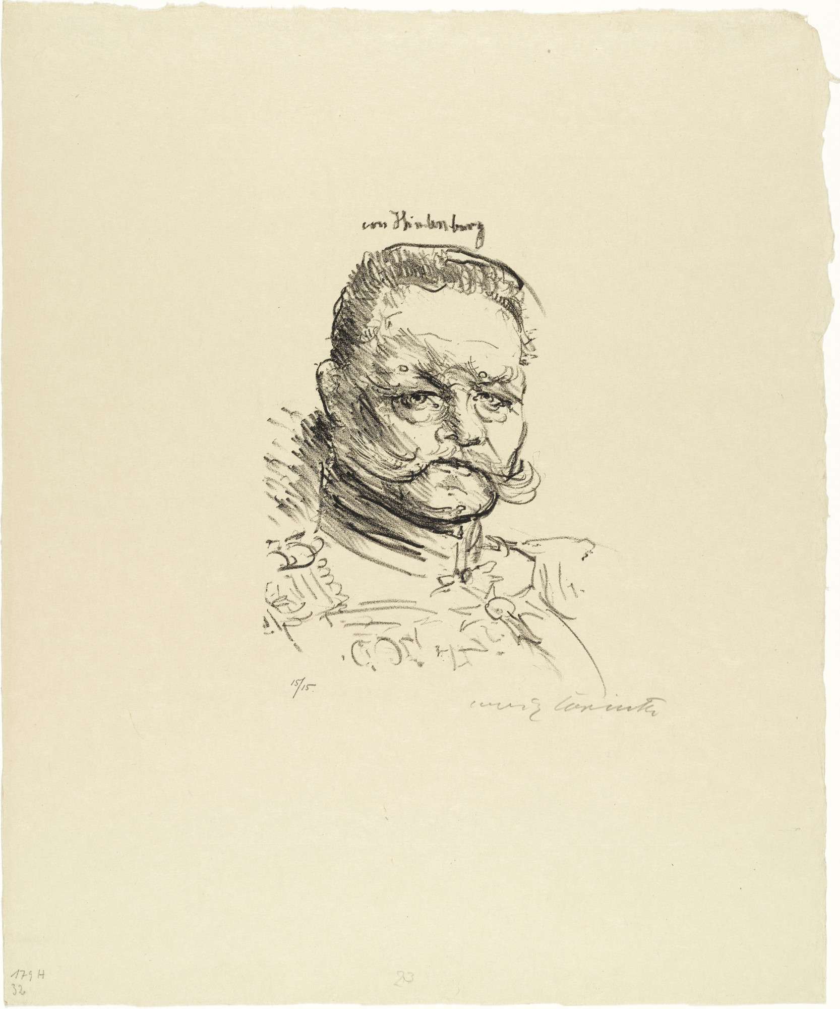Lovis Corinth. Von Hindenburg