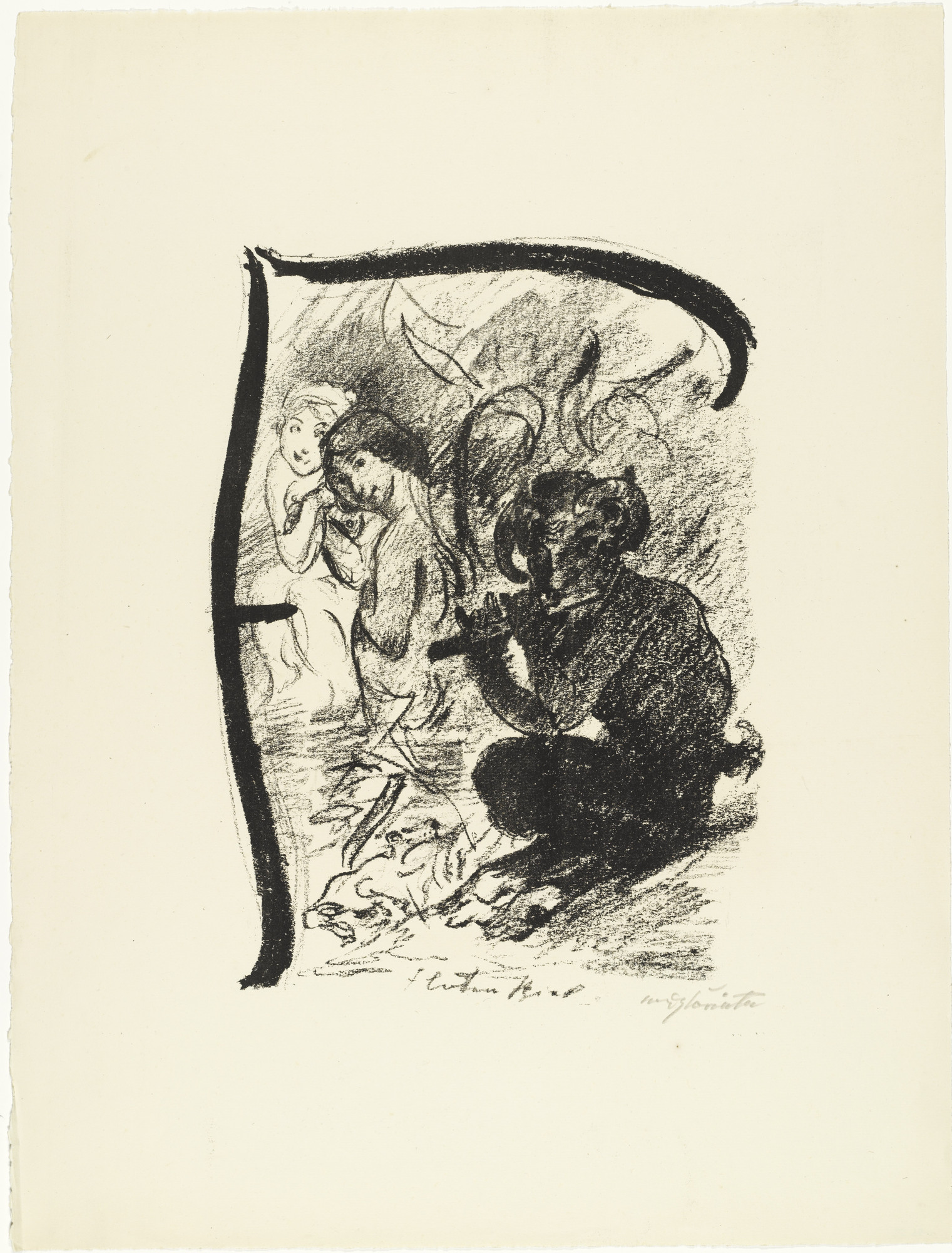 Lovis Corinth. Letter F
