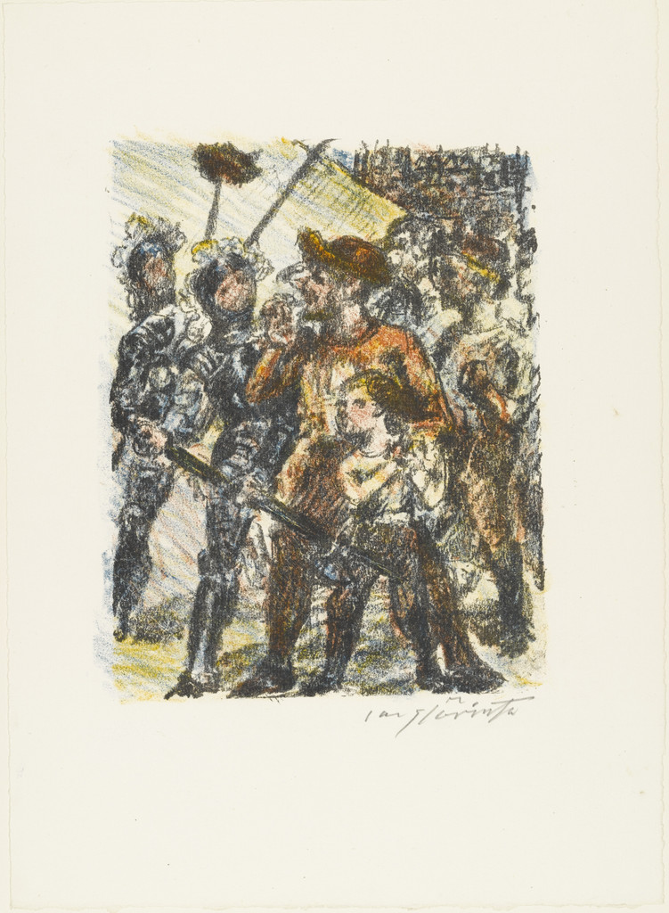 Tell and His Son in Front of the Hat (Tell und sein Sohn vor dem Hut) from William Tell (Wilhelm Tell)