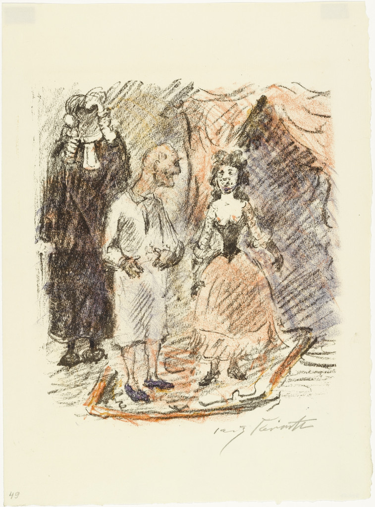 Aline and the President (Aline und der Präsident) from The Queen of Golconda (Die Königin von Golkonde)