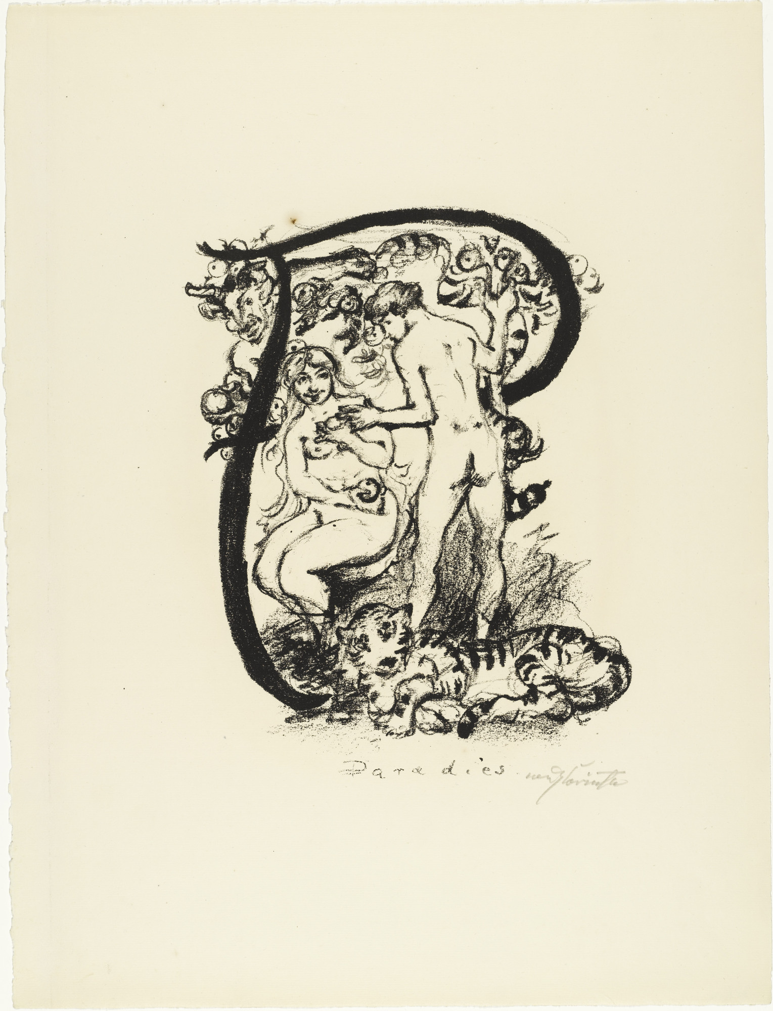 Lovis Corinth. Letter P