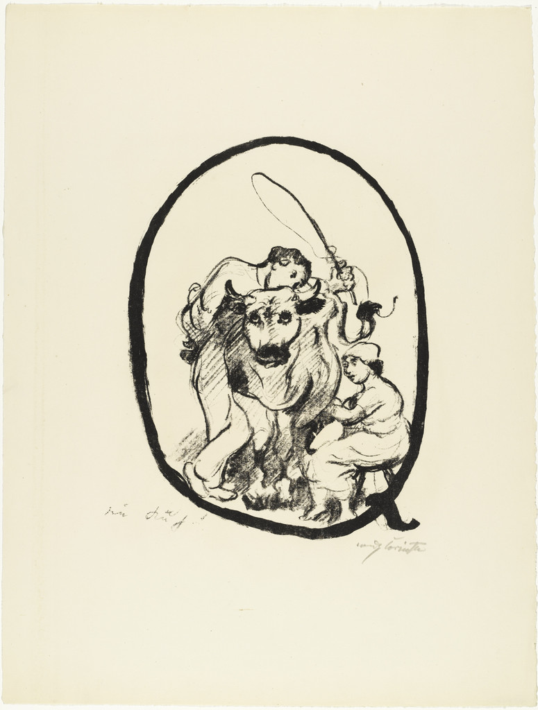 Letter Q (Buchstabe Q) from the illustrated book in portfolio form The ABCs (Das ABC)