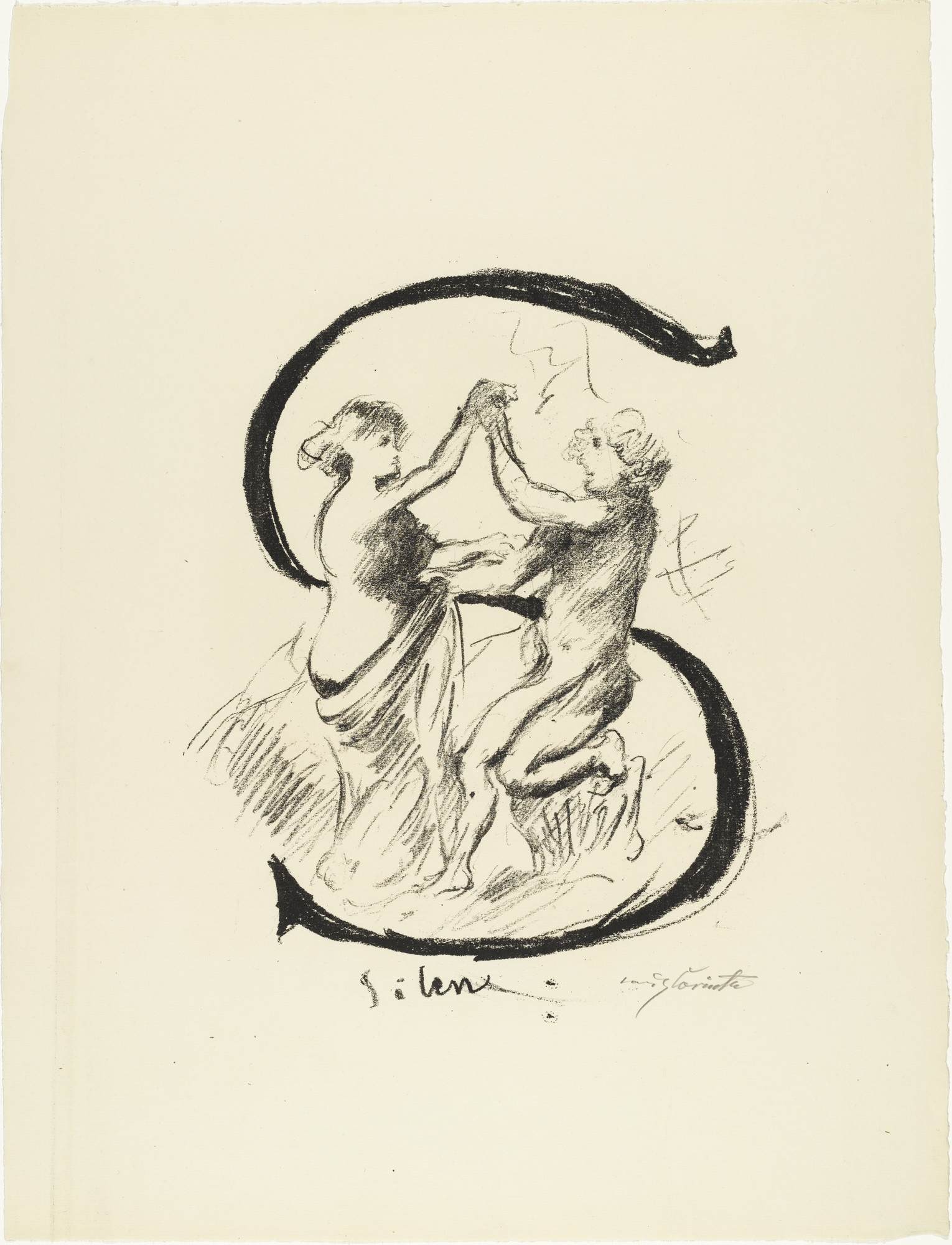 Lovis Corinth. Letter S
