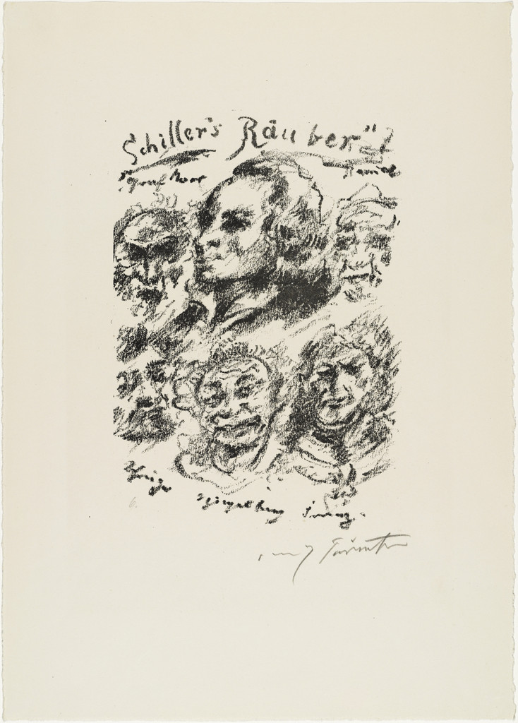 Title Illustration (Titelbild) from The Robbers (Die Räuber)
