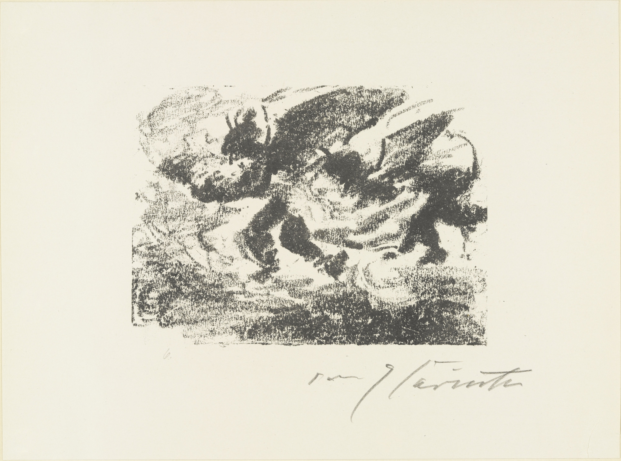 Lovis Corinth. Resting on a Summer Evening (Rast am Sommerabend) from The Robbers (Die Räuber)
