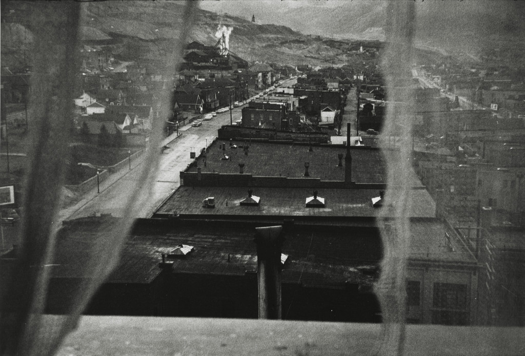 View from Hotel Window--Butte, Montana