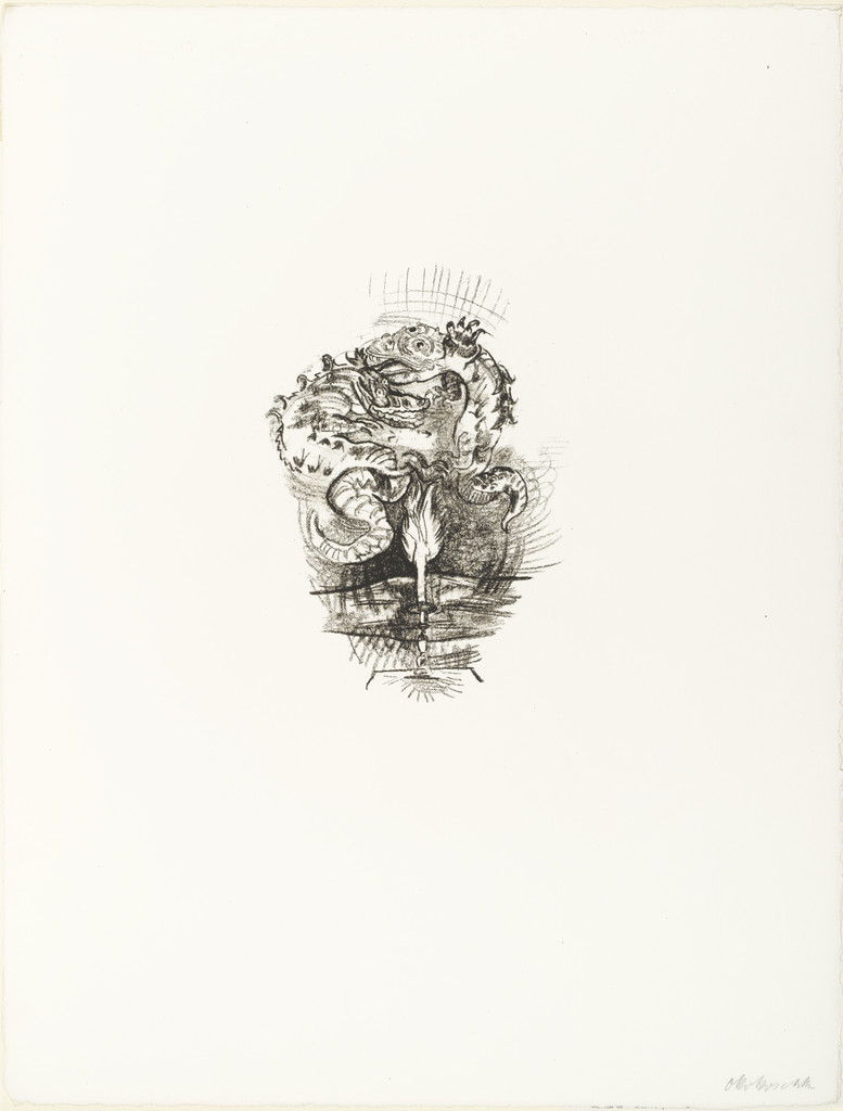 Dragons over a Flame (Drachen über einer Flamme) (plate 2) from O Eternity - Thou Word of Thunder (Bach Cantata) [O Ewigkeit - Du Donnerwort (Bachkantate)]