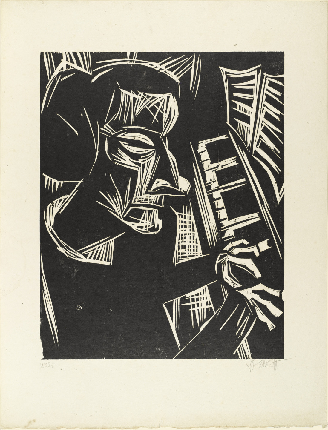 Karl Schmidt-Rottluff. Woman at the Piano (Frau am Klavier