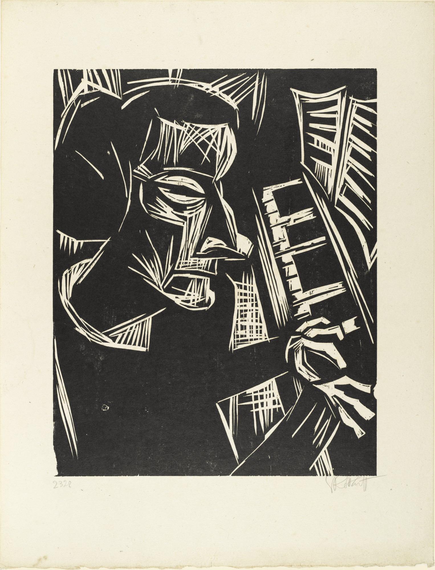 Karl Schmidt-Rottluff. Woman at the Piano (Frau am Klavier)