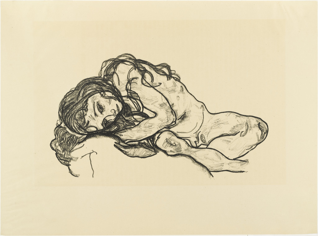 Girl (Mädchen) from The Graphic Work of Egon Schiele (Das Graphische Werk von Egon Schiele)