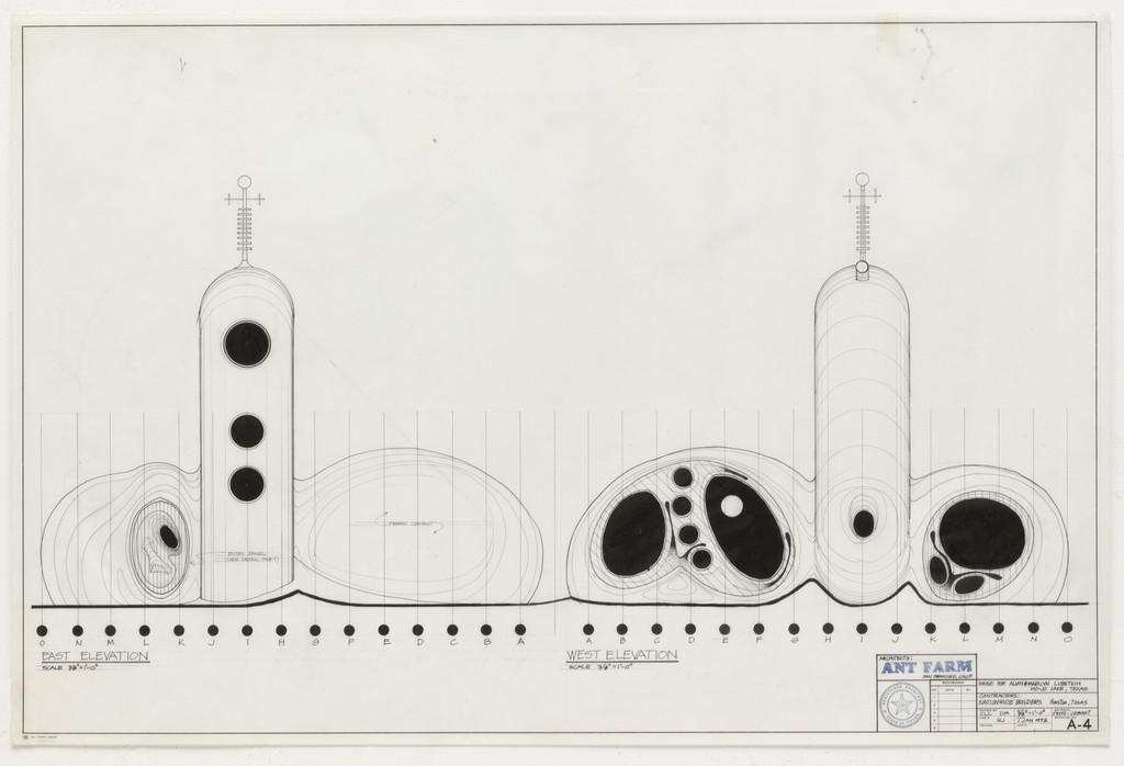 House of the Century (Alvin and Marilyn Lubetkin House), Mojo Lake, TX (East and West Elevations)