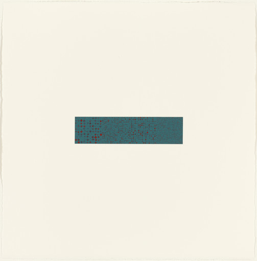 Drawing #158 (1,625 Red on Turquoise 1/2/1.5/3 x 10 Gauges 6-3-4-2 mm)