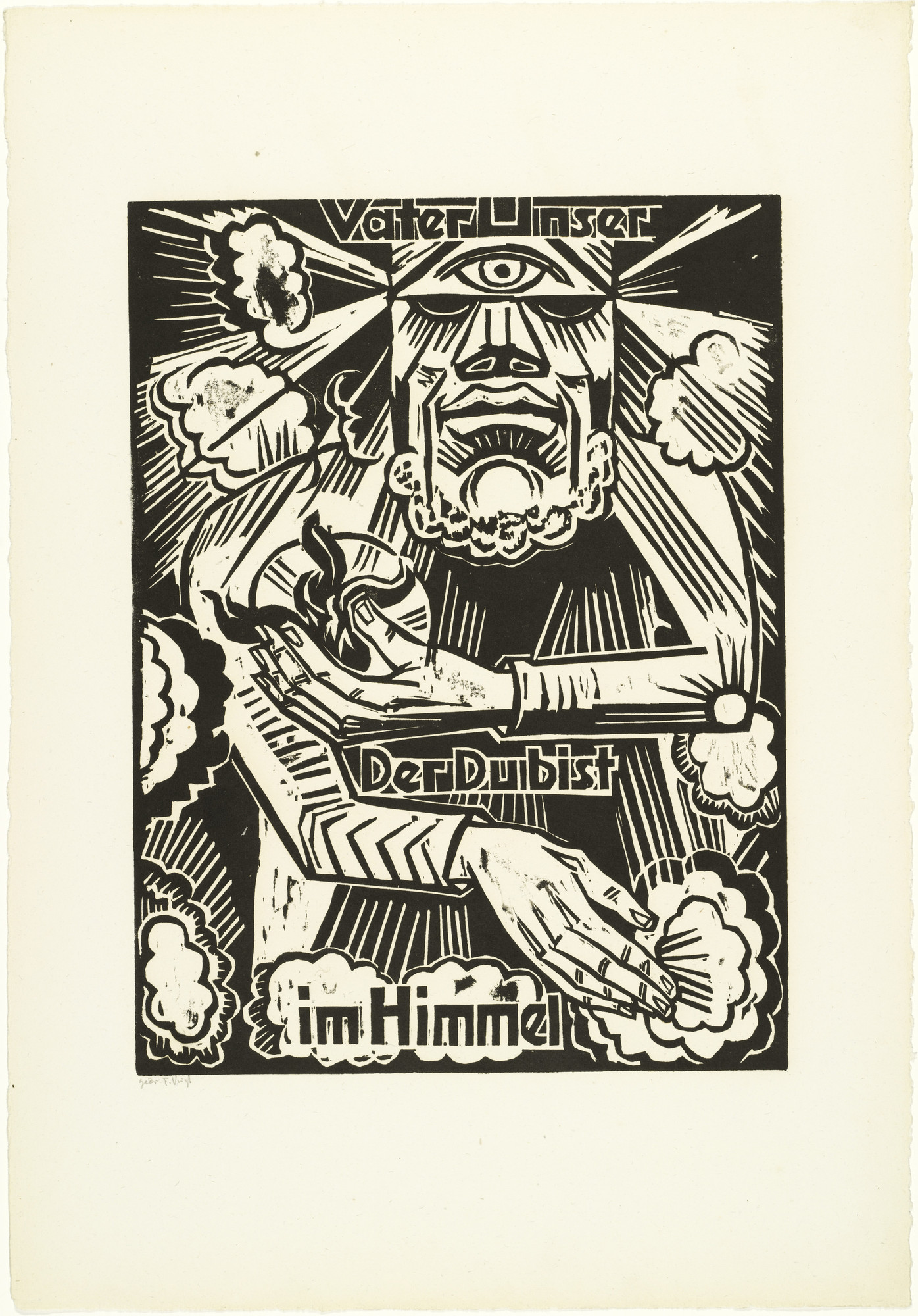 Max Pechstein. Our Father / which art / in heaven from The Lord&