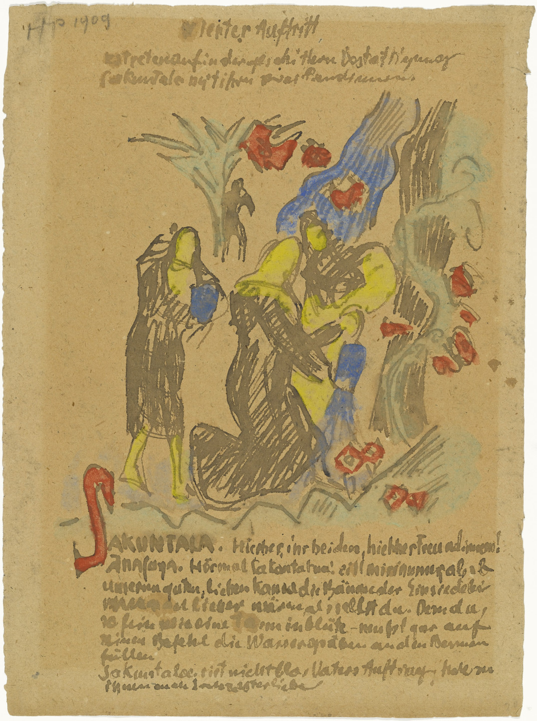 Max Pechstein. Sakuntala. 1909