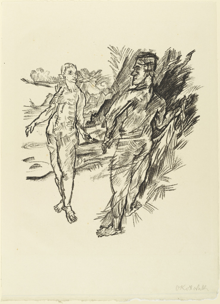 Encounter (Begegnung) (plate 9) from The Bound Columbus (Der gefesselte Columbus)
