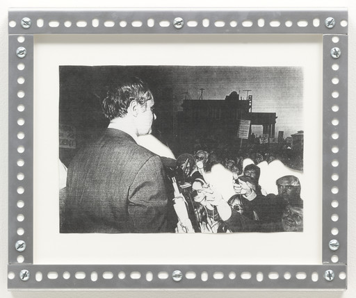 Cady Noland. Untitled Xerox Cut-Out (Eagleton/Mental Exhaustion Frenzy). 1989–94
