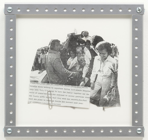 Cady Noland. Untitled Xerox Cut-Out (Study for Walk and Stalk). 1989–94