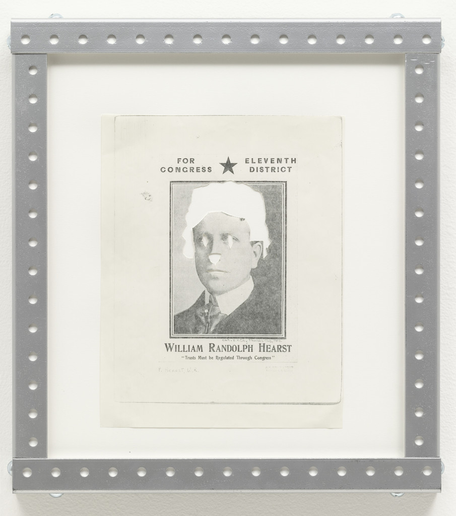 Untitled Xerox Cut-Out (Willam Randolph Hearst/Press Czar), Cady Noland, 1989–94
