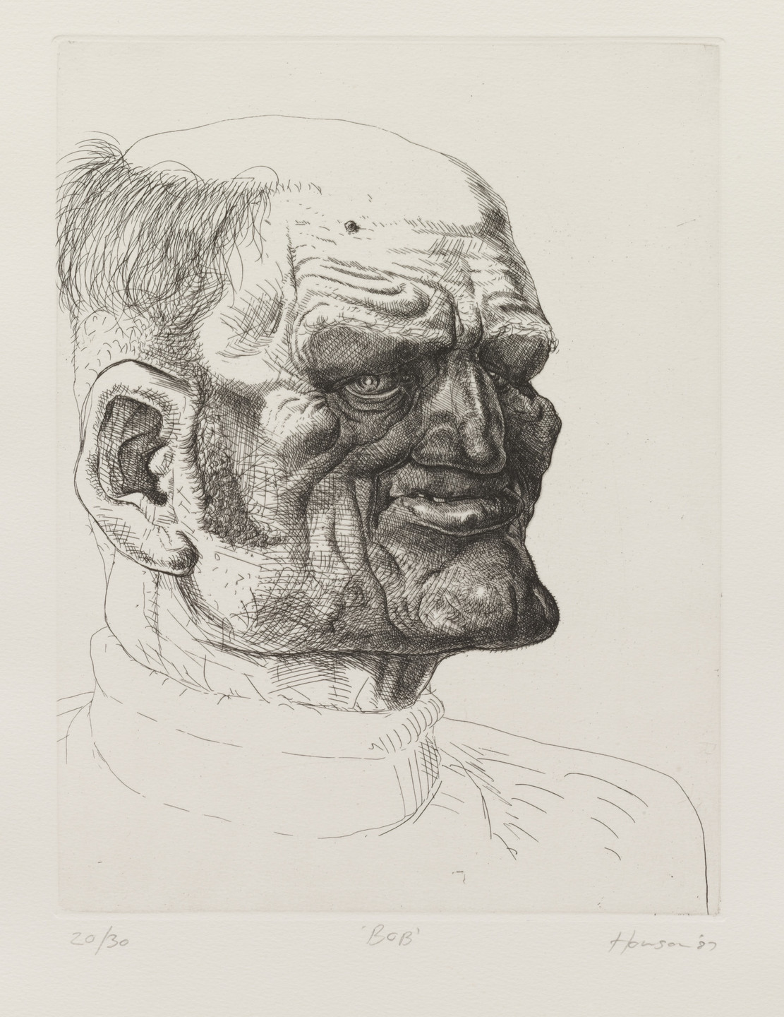 Peter Howson. Bob from Saracen Heads. 1987 (published 1988)