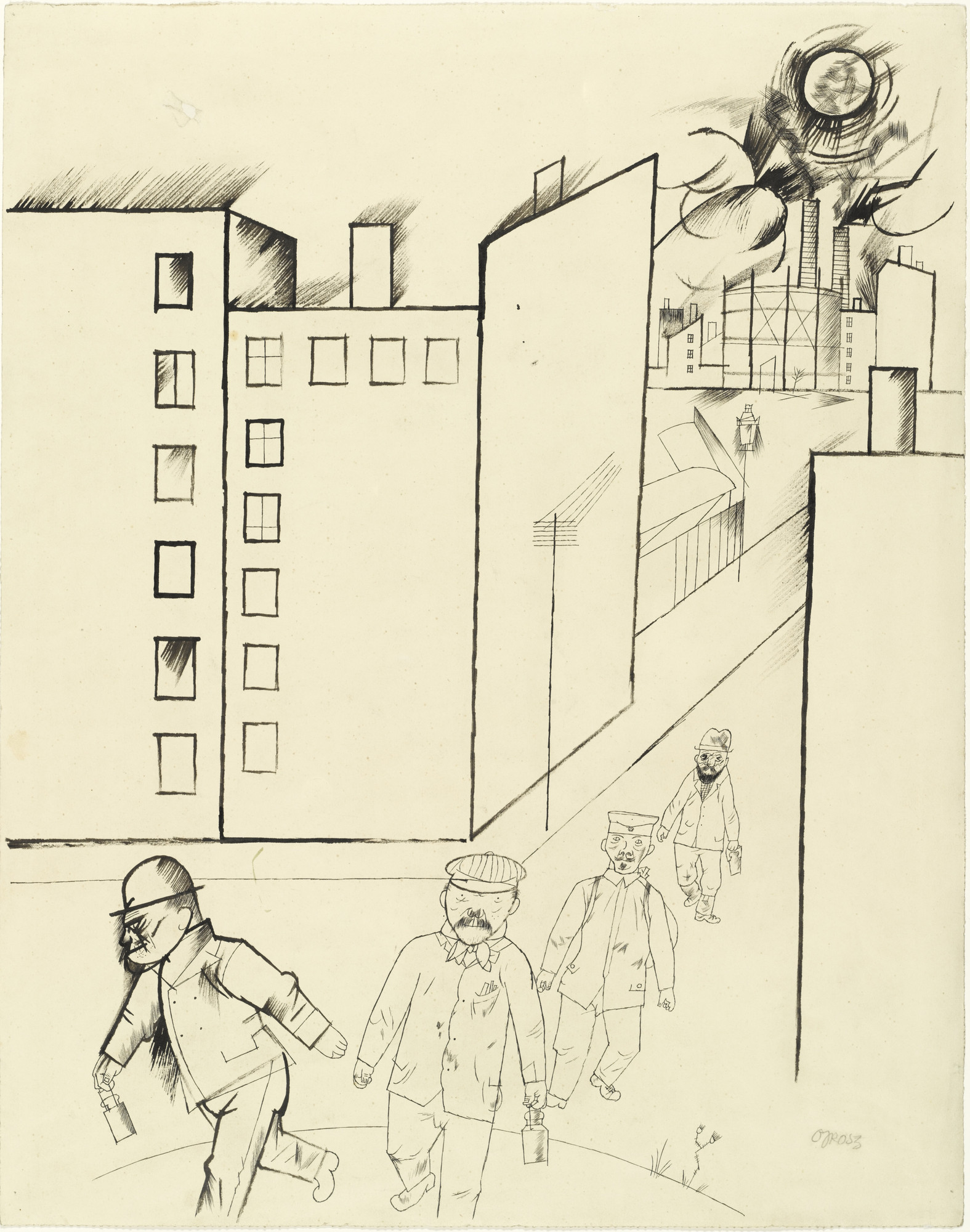 George Grosz. The End of the Day