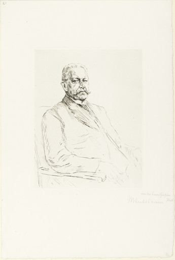 Portrait of the Reich President Paul von Hindenburg