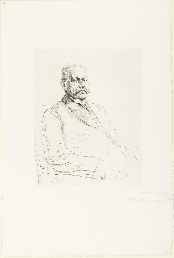 Portrait of the Reich President Paul von Hindenburg (Bildnis des Reichspräsidenten Paul von Hindenburg)