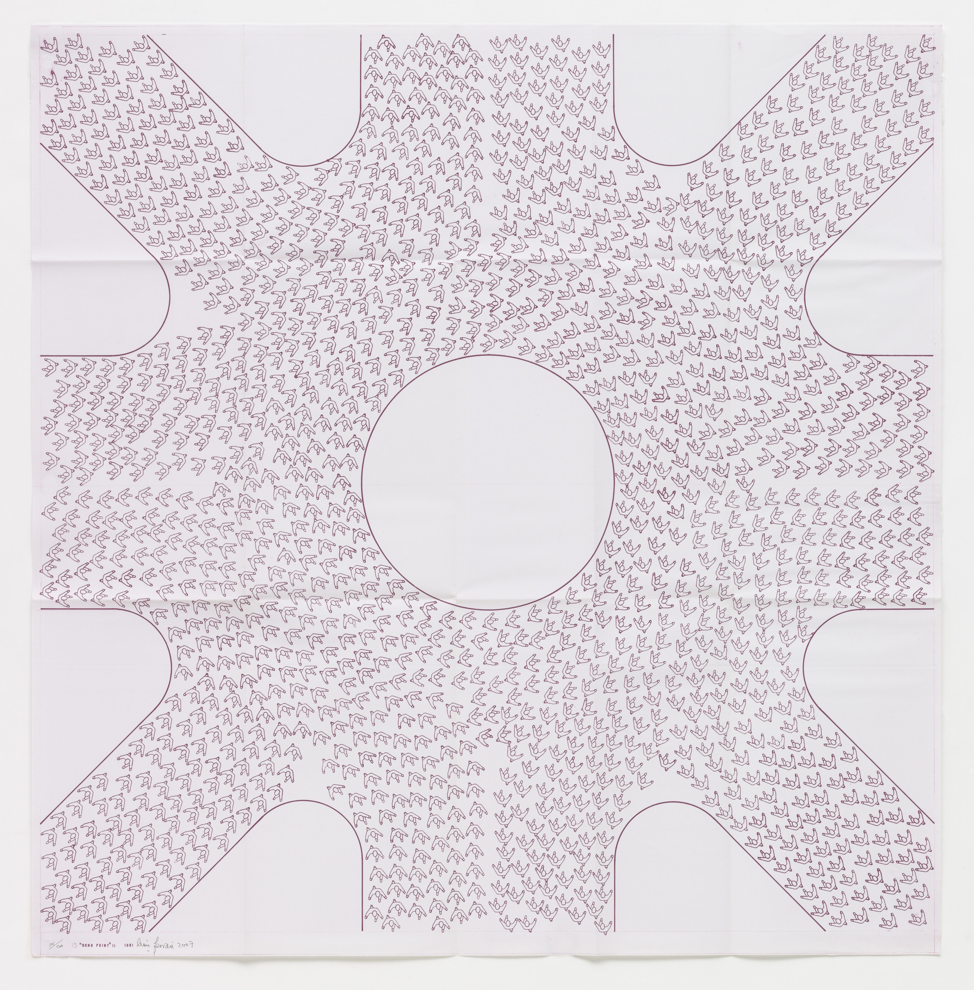 León Ferrari. Roundabout II (Rond point II) from the series Heliographs (Heliografías)