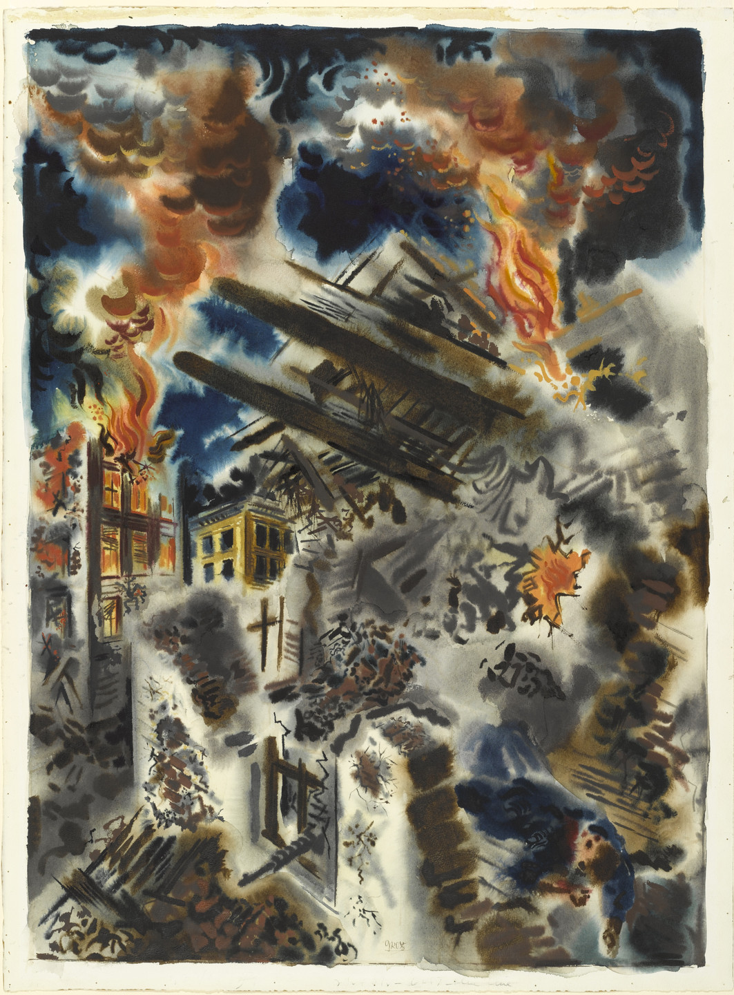 George Grosz. Punishment (Strafe). 1934