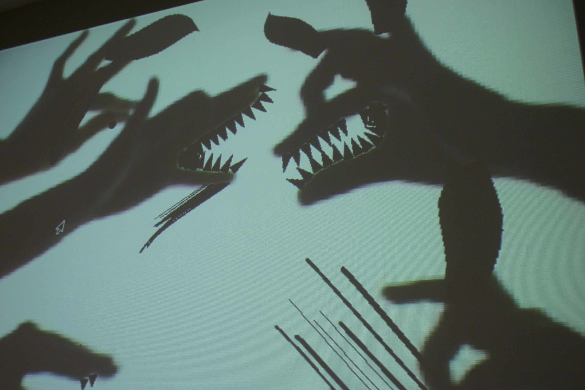 Philip Worthington. Shadow Monsters. 2004