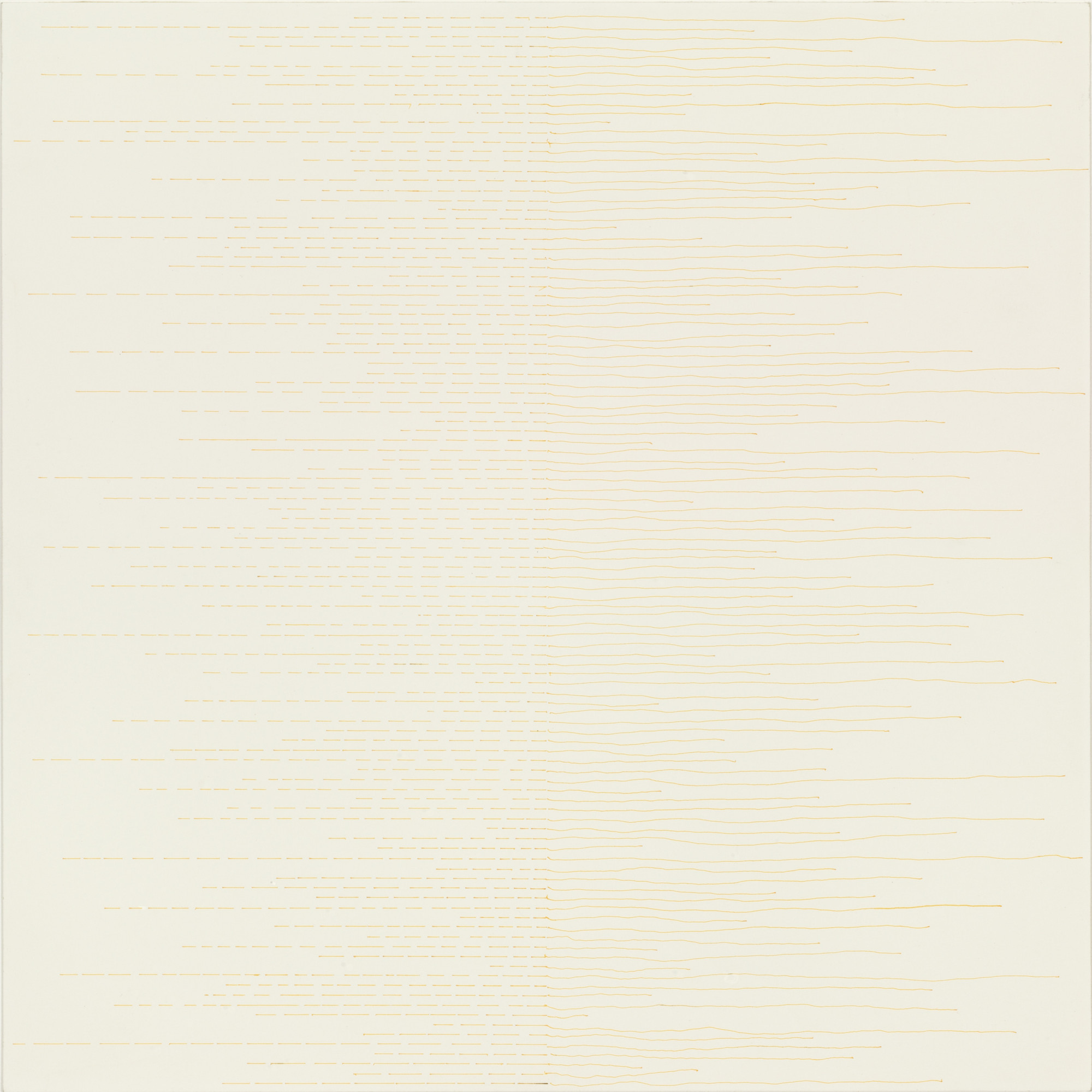 Sol LeWitt. Yellow Lines from the Center