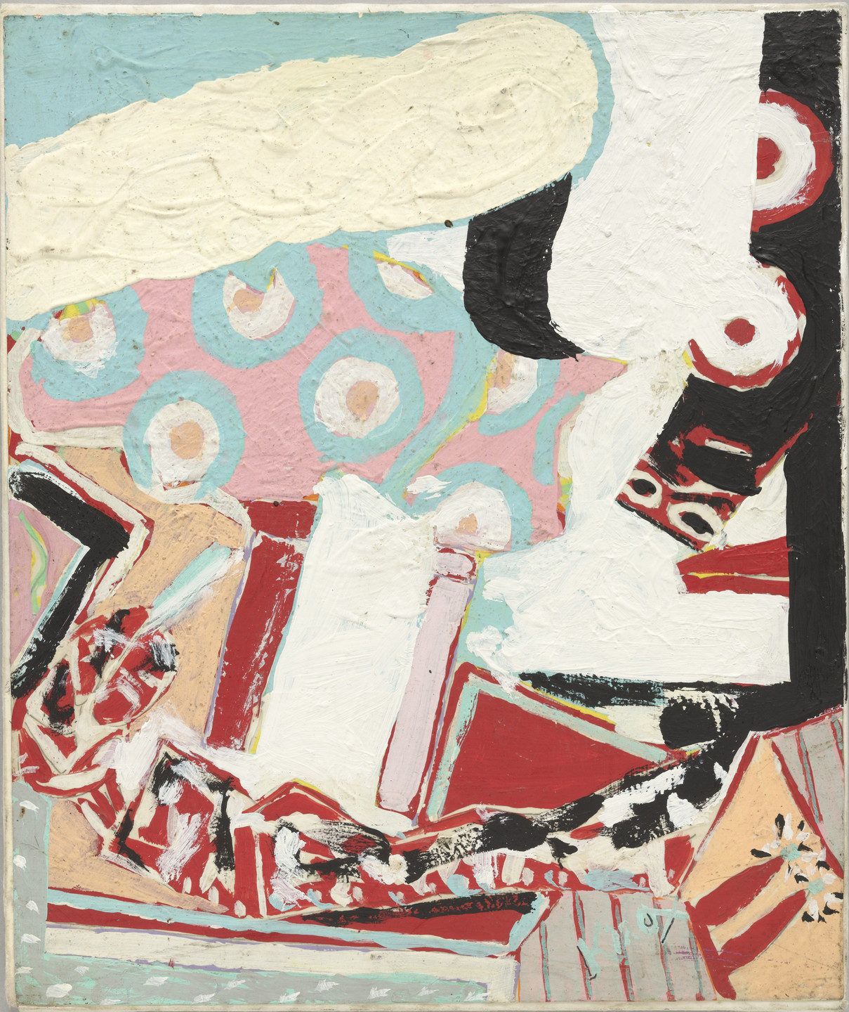 Knox Martin. Person Drawing. 1987