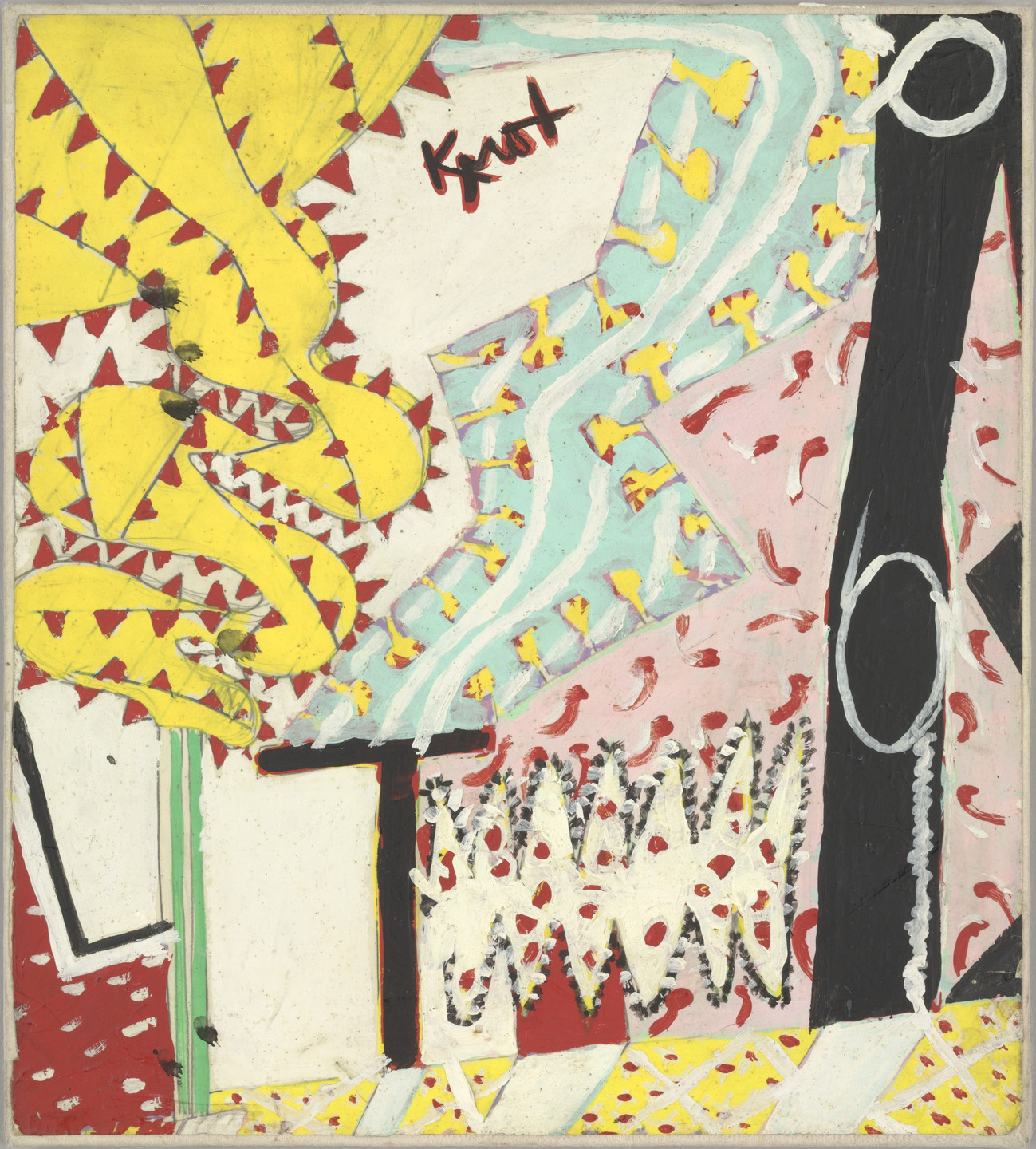 Knox Martin. Still Life, Window. 1987