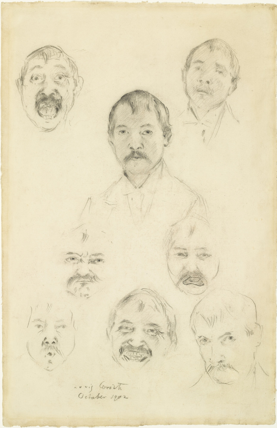 Lovis Corinth. Self-Portraits (Selbstbildnisse). 1902
