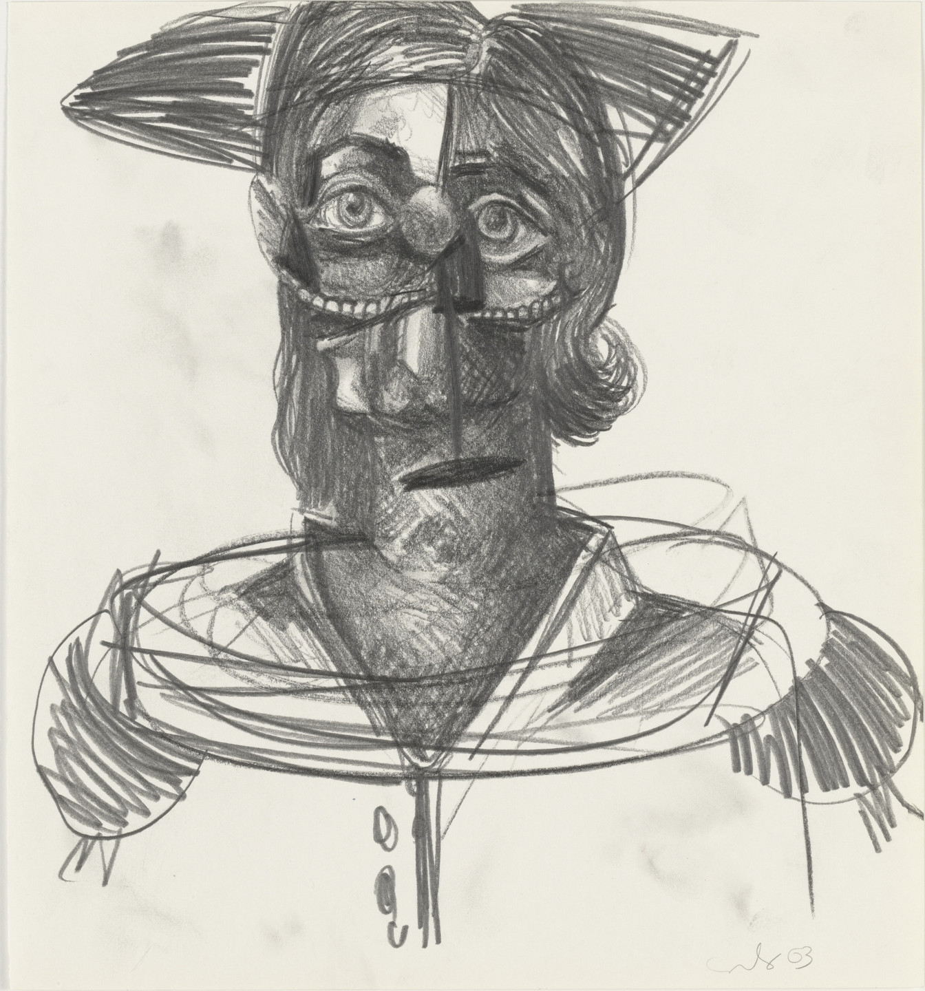 George Condo. Study for The Jester. 2003 | MoMA