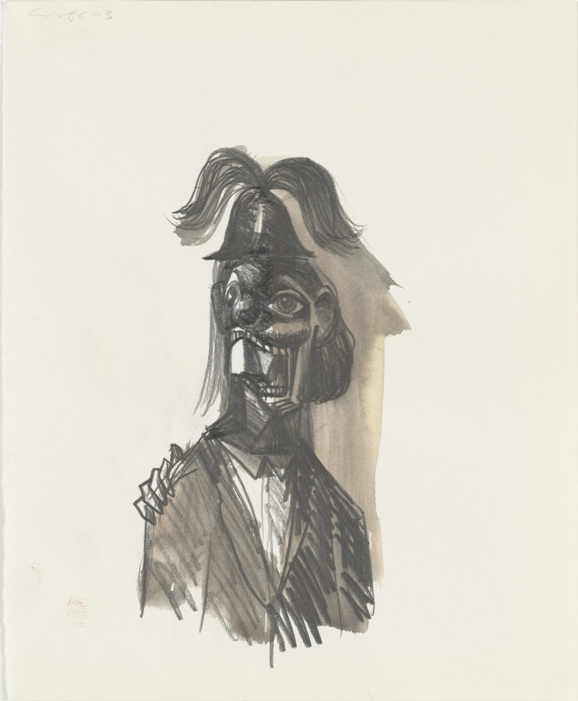 Study for The Policeman, George Condo, 2003