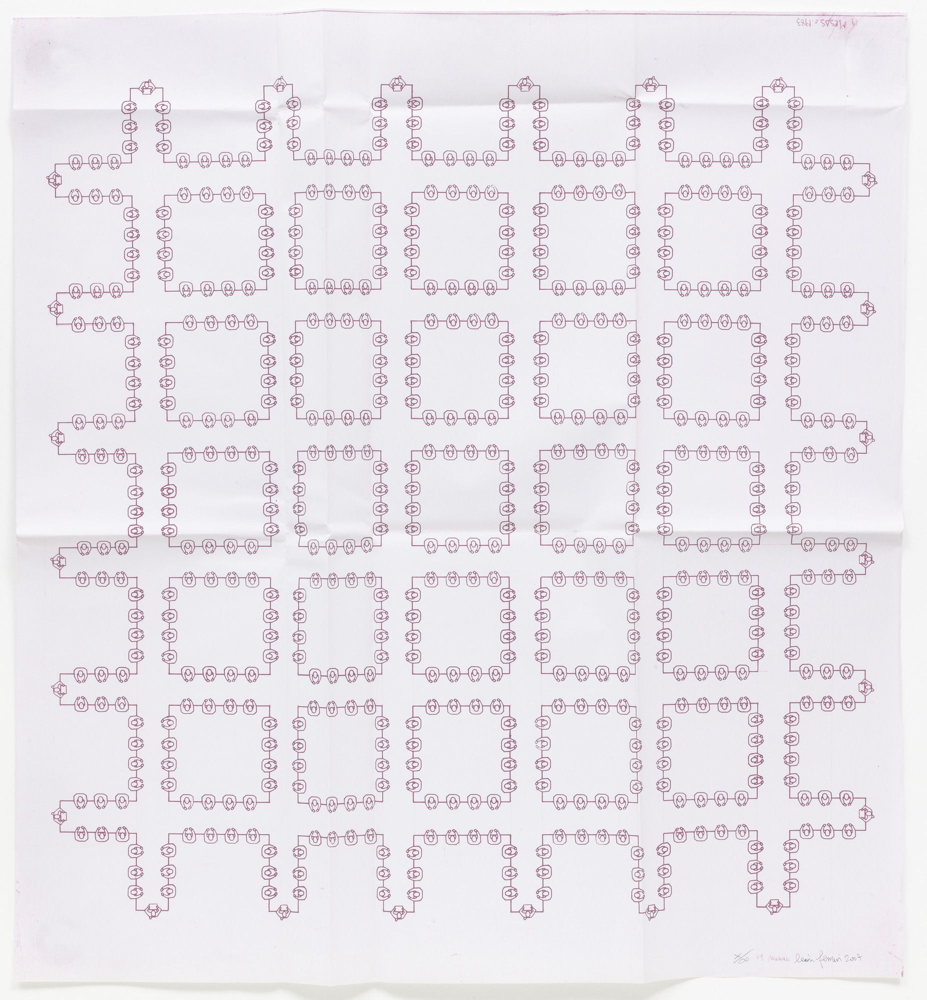 León Ferrari. Tables (Mesas) from the series Heliographs (Heliografías)