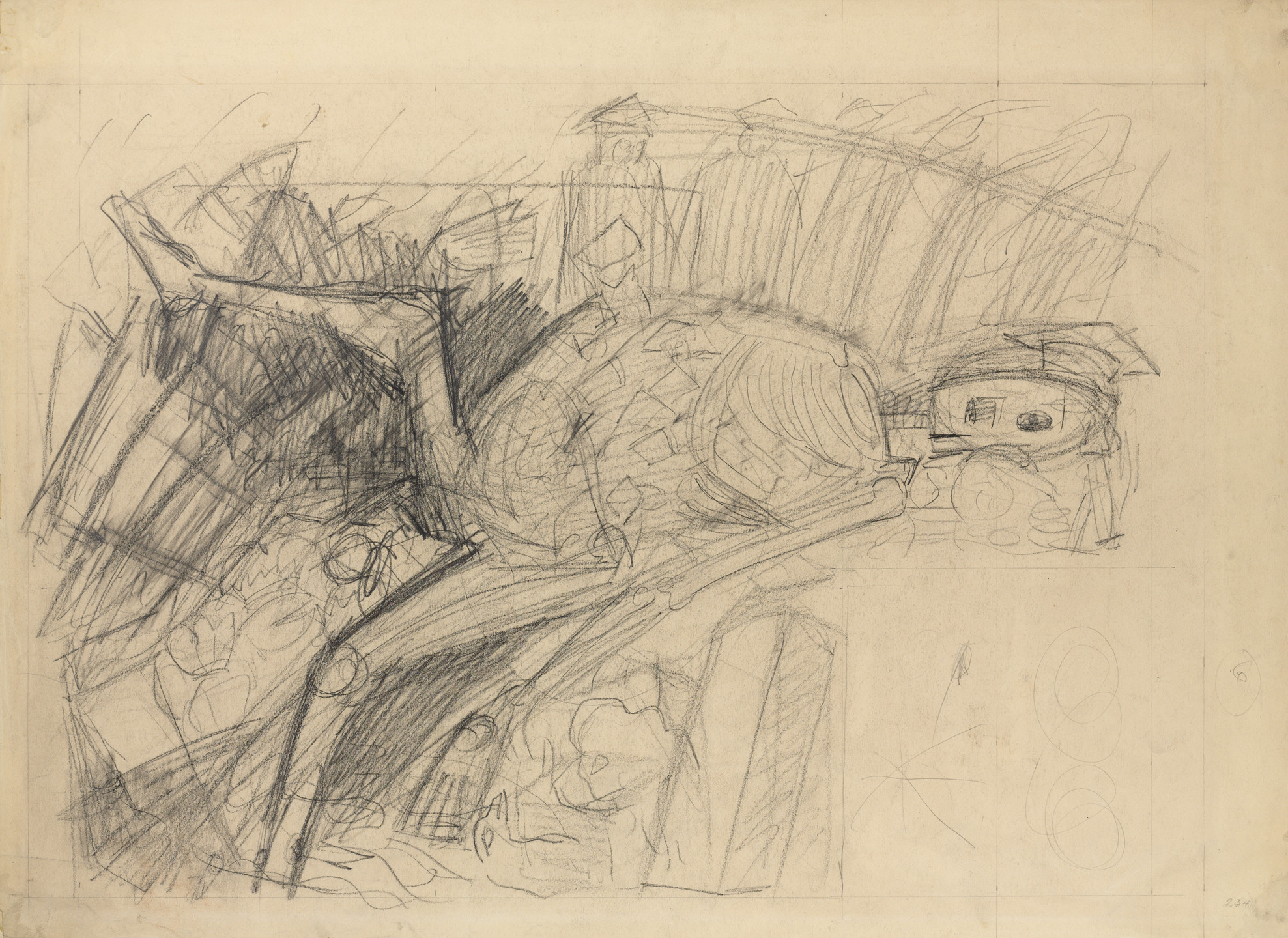 José Clemente Orozco. Composition study for Gods of the Modern World. (c. 1932-34)