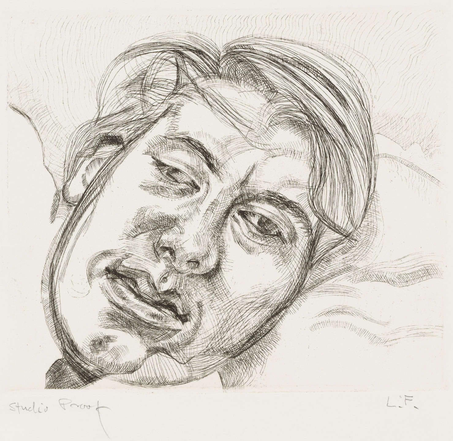 Lucian Freud. Bella. 1982